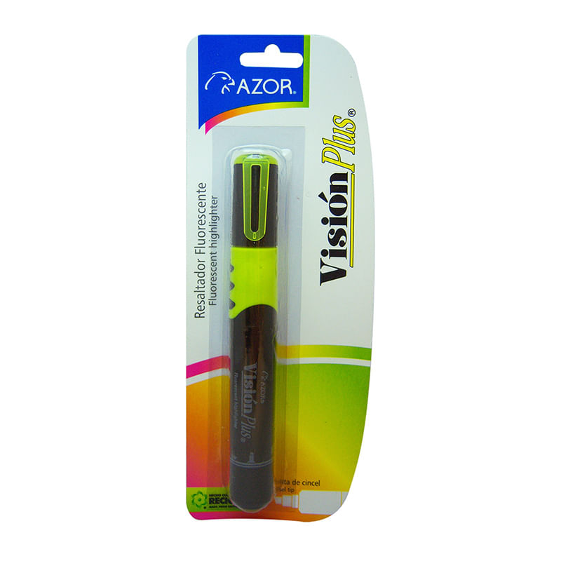 13419 - MARCADOR FLUORESCENTE AMARILLO VISION PLUS BLT