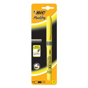 Marcatextos Pocket Amarillo Brite Liner Bic Blister 070330315440