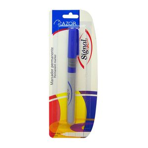 Marcador Permanente Fino Azul Signal Blt 301.30103