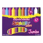 11024 - CRAYON RED JUMBO CON 12 SMARTY