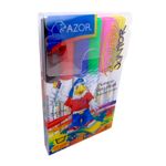 13188 - MARCADOR BASE AGUA DELG RED SURTIDOS CON 6 AQUARELO JR