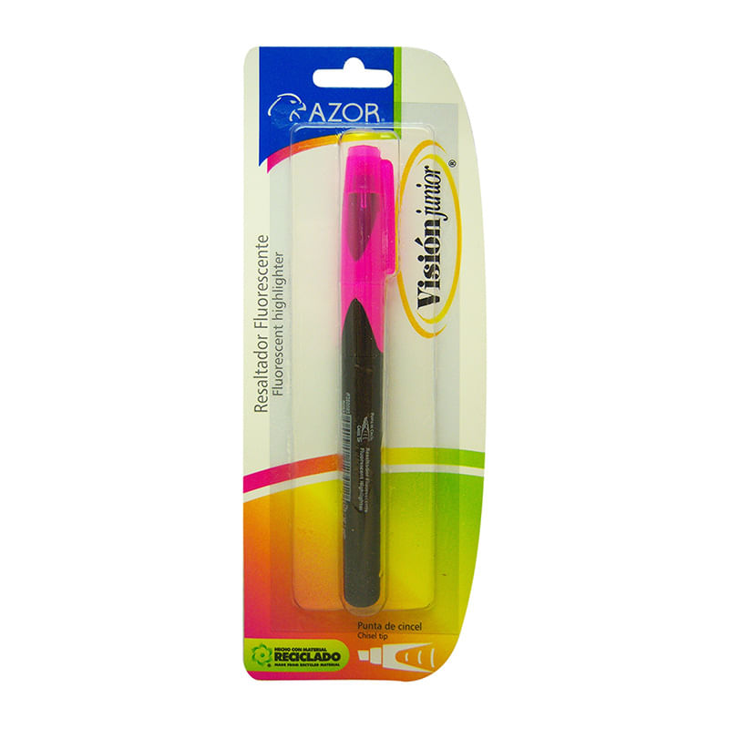 13481 - MARCADOR FLUORESCENTE DELG ROSA VISION JR BLT