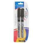 14101 - MARCADOR PERMANENTE FINO NEGRO CON 2 SIGNAL