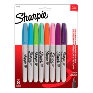 Marcador Permanente Fino Fashion Con 8 Sharpie 1812776