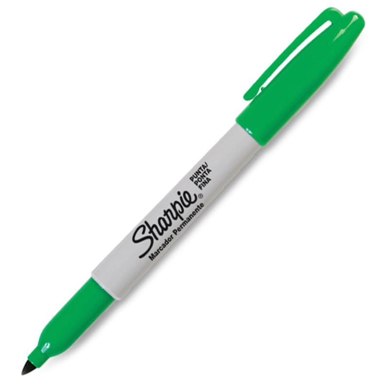 14158 - MARCADOR PERMANENTE FINO VERDE SINGLE