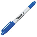 18084 - MARCADOR PERMANENTE DOBLE PUNTA AZUL SHARPIE