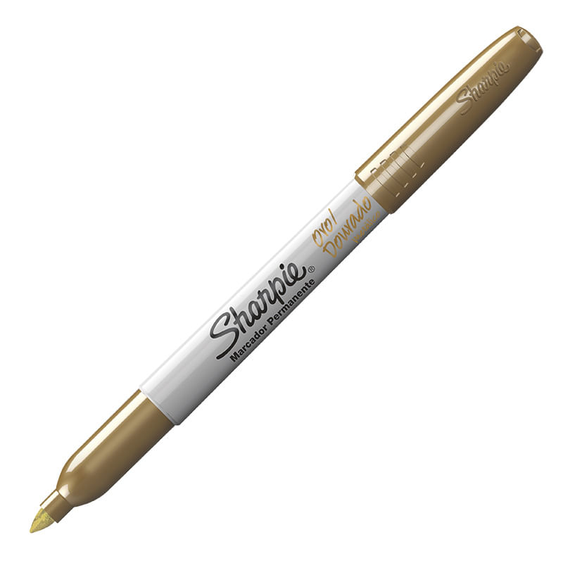 18098 - MARCADOR PERMANENTE FINO ORO SHARPIE