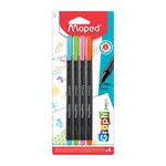 15413 - ROTULADOR ULTRAFINO COLORES NEON CON 4 GRAPH'PEPS