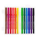 45273 - MARCADOR BASE AGUA DELG SURTIDOS C/12 MARKANA PUNTA PINCEL