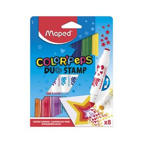 Marcador Red C/8 Duo Con Sellos Colorpeps 846808