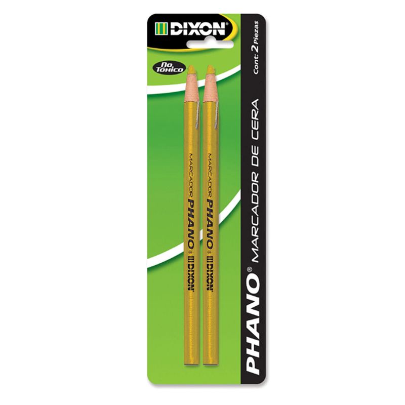13291 - MARCADOR CERA AMARILLO PHANO 2PZAS BLT