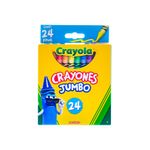 CRAYON REDONDO JUMBO CON 24 CRAYOLA
