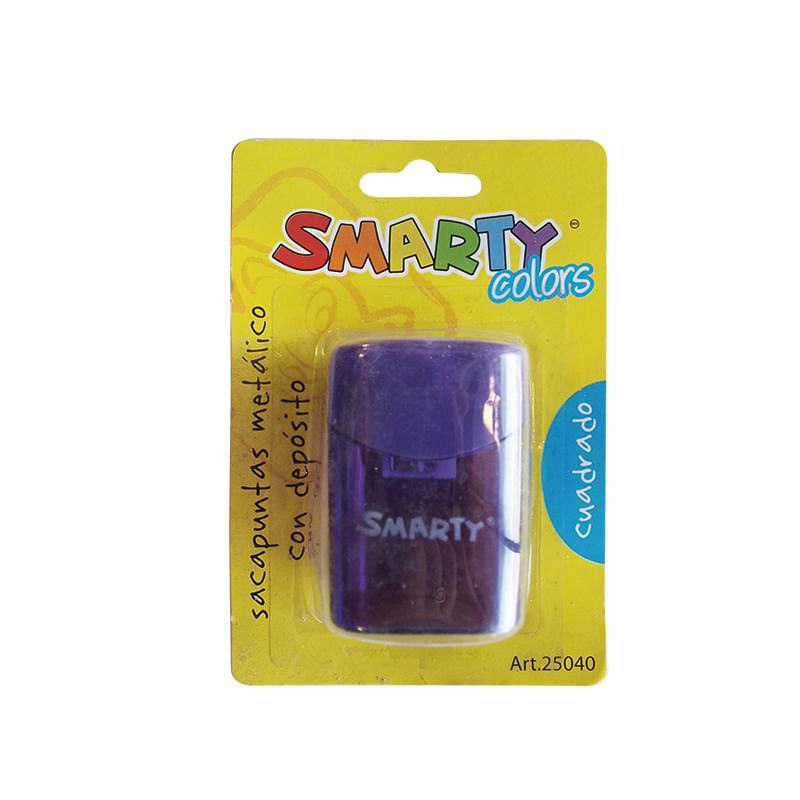 10006 - SACAPUNTAS METALICO CON DEPOSITO CUADRADO BLT