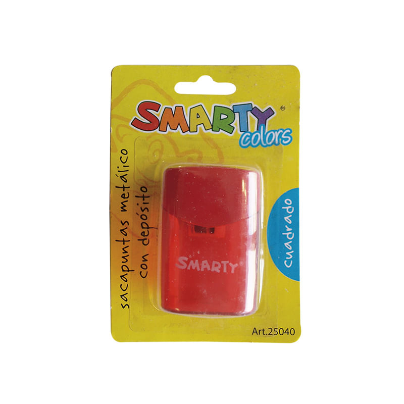 18196 - SACAPUNTAS METALICO CON DEPOSITO CUADRADO BLT