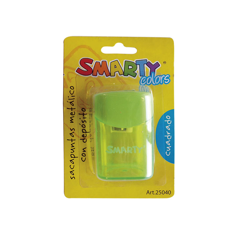 18198 - SACAPUNTAS METALICO CON DEPOSITO CUADRADO BLT