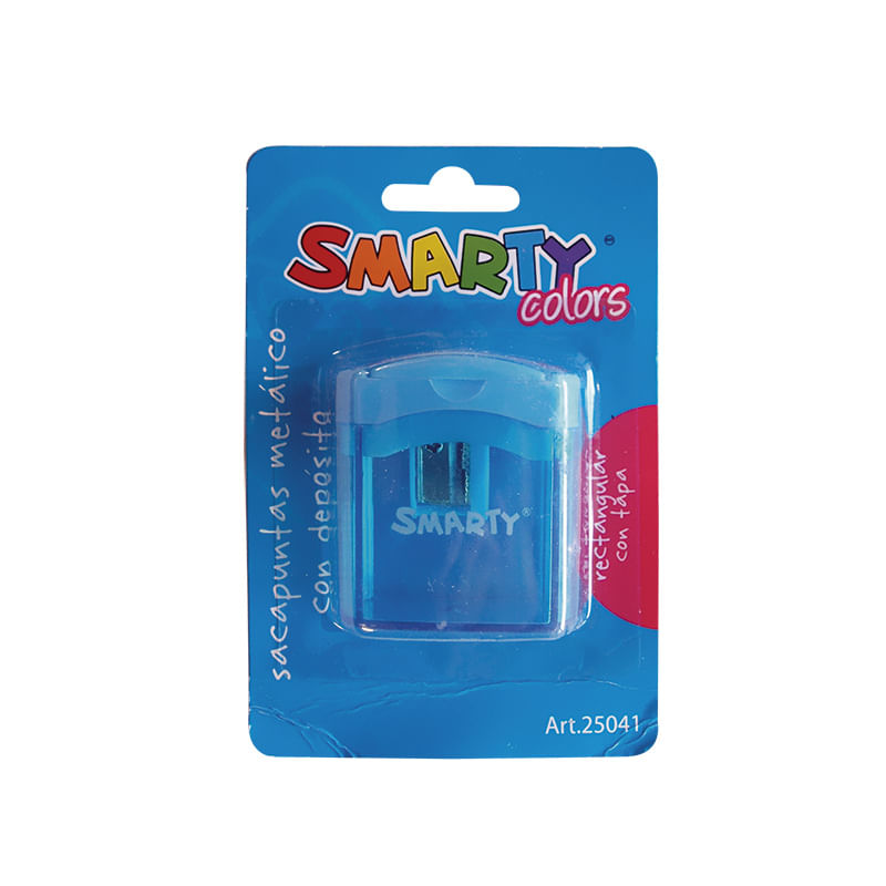 18199 - SACAPUNTAS METALICO CON DEPOSITO RECTANGULAR CON TAPA BLT