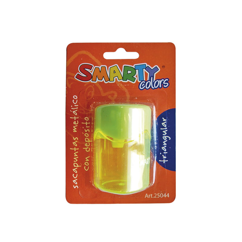 18202 - SACAPUNTAS METALICO CON DEPOSITO TRIANGULAR BLT