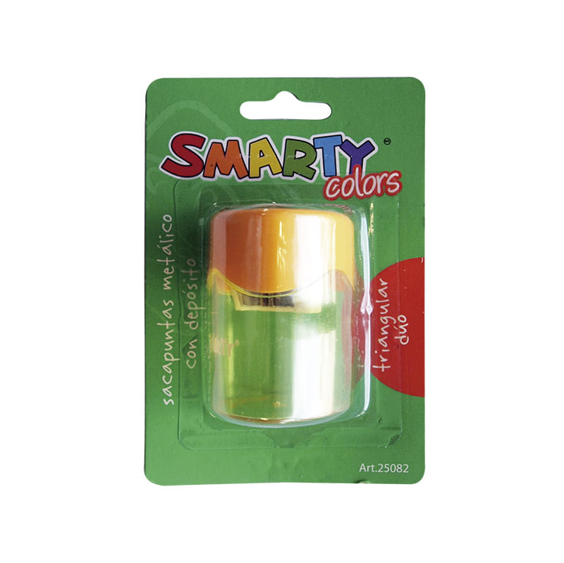 18212 - SACAPUNTAS METALICO CON DEPOSITO TRIANGULAR DUO BLT