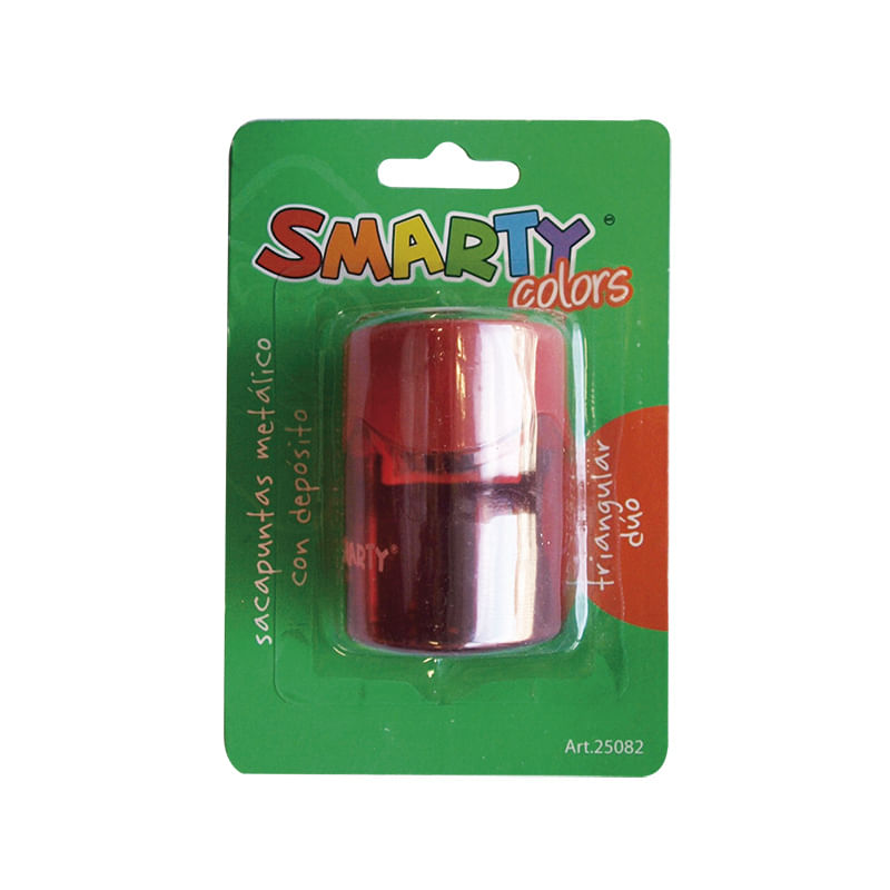 18213 - SACAPUNTAS METALICO CON DEPOSITO TRIANGULAR DUO BLT