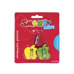 10093 - SACAPUNTAS PLASTICO MANZANA C/3 BLT