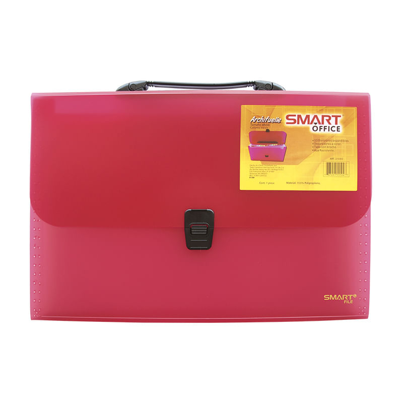 18256 - ARCHIFUELLE OFICIO 13SEP CON ASA PLASTICO COLORES TRANSPARENTES