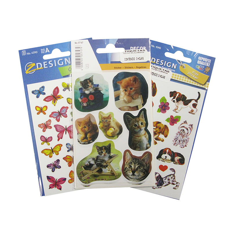 18305 - ETIQUETA FANTASIA ANIMALES VARIOS