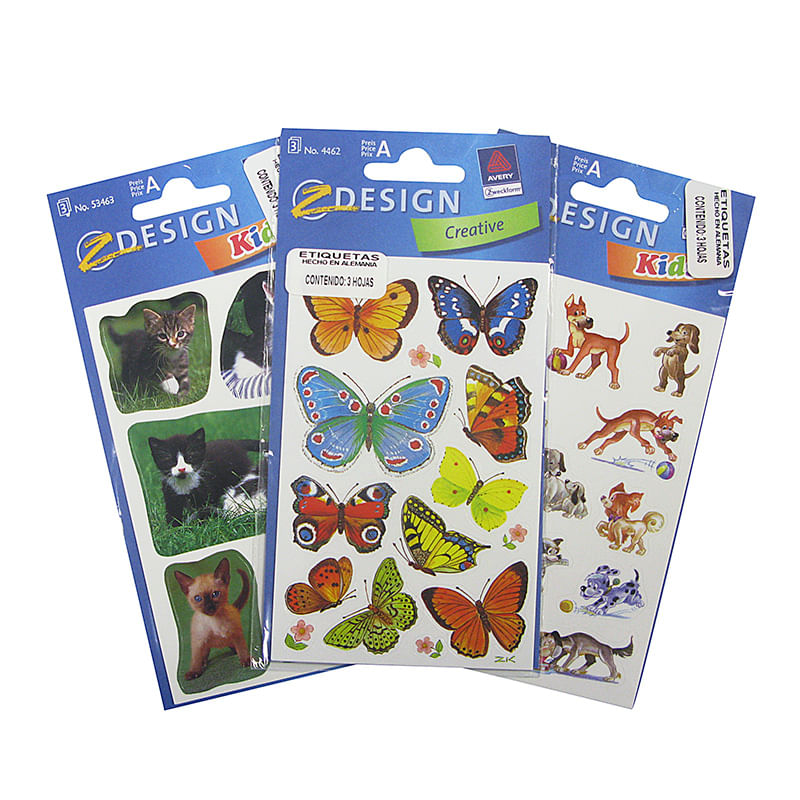 18306 - ETIQUETA FANTASIA ANIMALES VARIOS