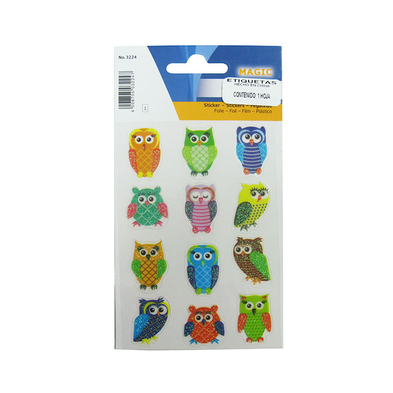 15552 - ETIQUETA DECO LINE ANIMALES