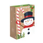 18347 - BOLSA REGALO GRANDE KRAFT DIAS DE NAVIDAD