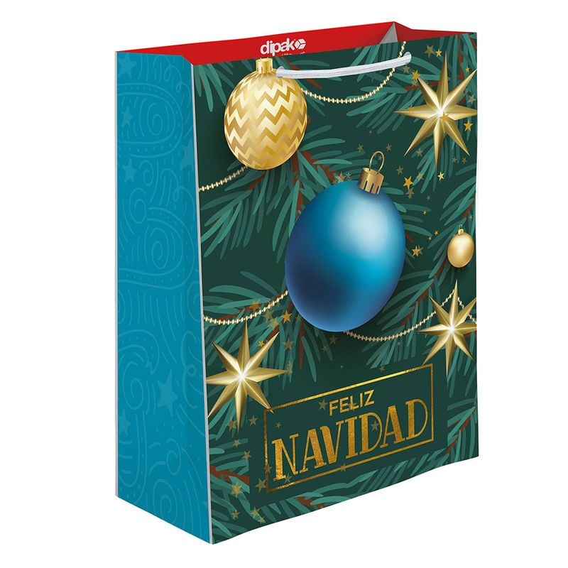 18357 - BOLSA REGALO JUMBO KRAFT NAVIDAD SORPRENDENTE