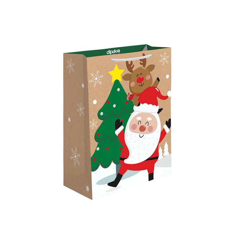 13606 - BOLSA REGALO MEDIANA KRAFT VISPERA TRADICIONAL