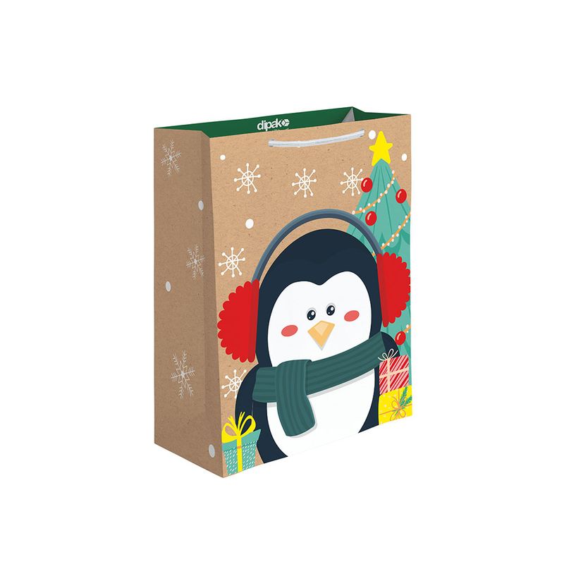 18403 - BOLSA REGALO MEDIANA KRAFT VISPERA TRADICIONAL