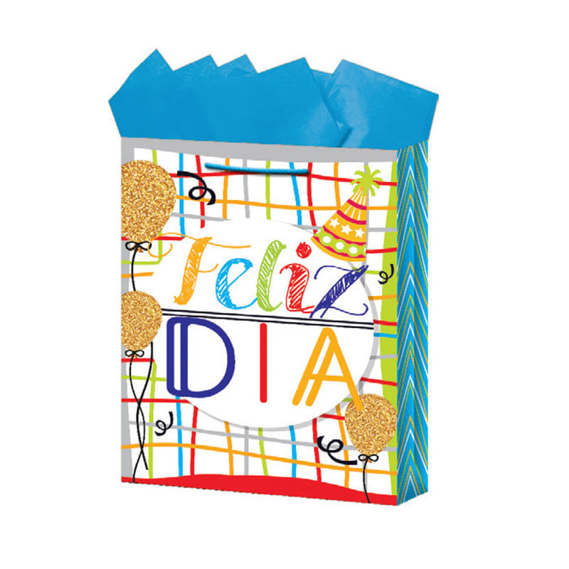 18450 - BOLSA REGALO GRANDE FELICIDADES