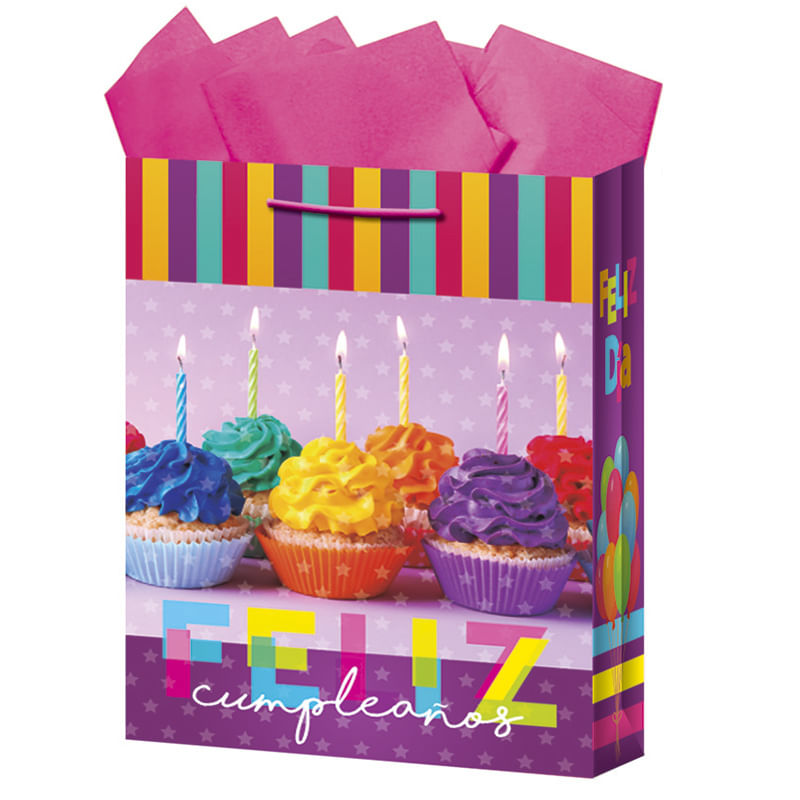 18453 - BOLSA REGALO JUMBO FELICIDADES