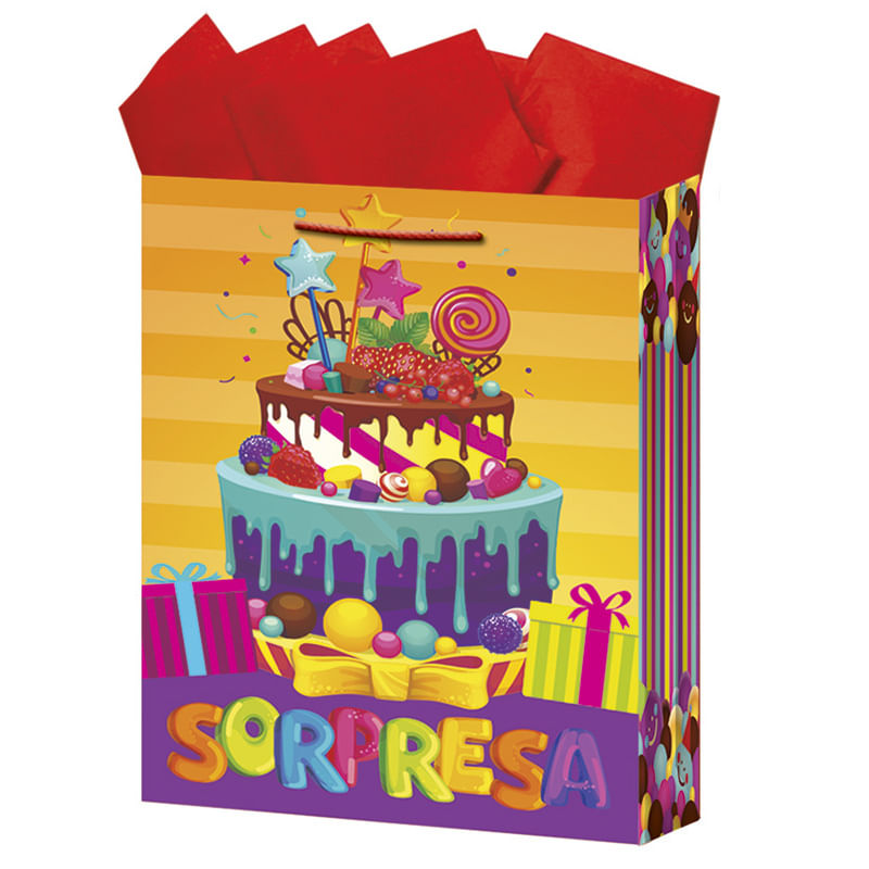 18454 - BOLSA REGALO JUMBO FELICIDADES