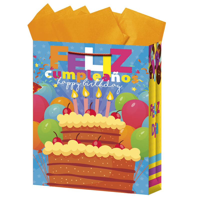 18455 - BOLSA REGALO JUMBO FELICIDADES