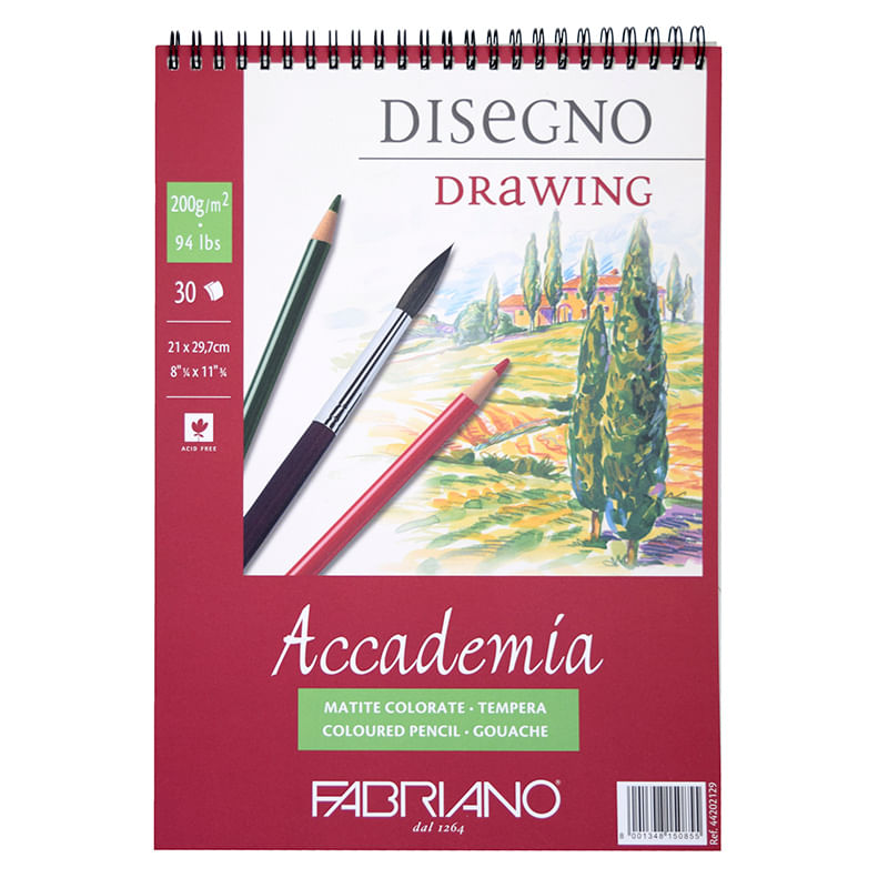 12112 - BLOCK FABRIANO A4 T/CTA C/30HJAS