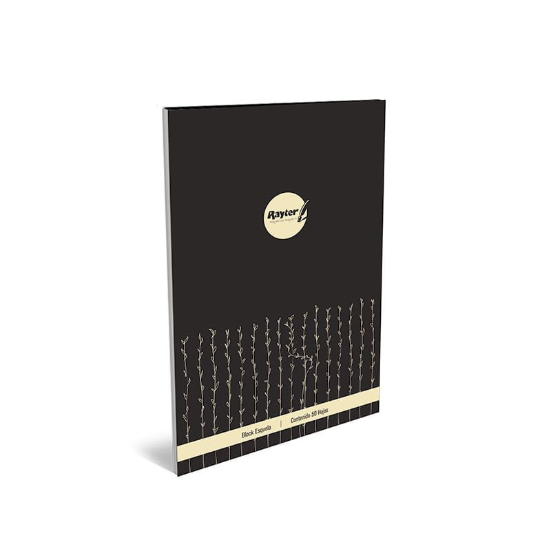 12108 - BLOCK ESQUELA 50H RAYAS