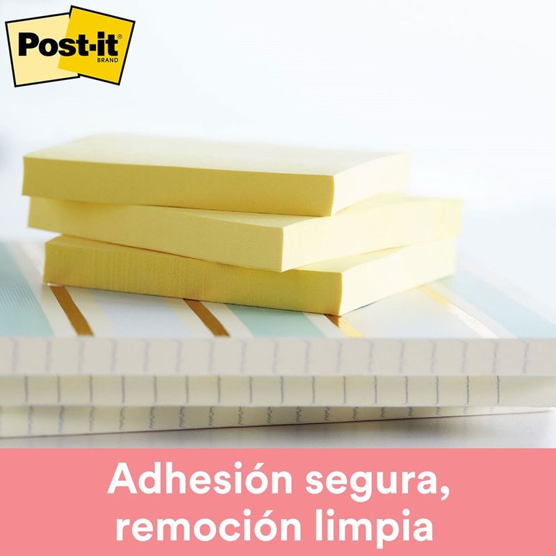 45310 - NOTAS ADHESIVAS 3x3 AMARILLO C/100H