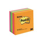 16077 - NOTAS ADHESIVAS 3x3 CUBO NEON C/375H
