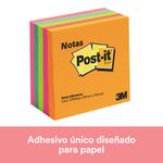 45316 - NOTAS ADHESIVAS 3x3 CUBO NEON C/375H