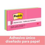 45768 - NOTAS ADHESIVAS 3x3 POP UP NEON C/100H PAQUETE CON 6