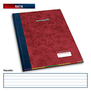 18603 - LIBRO FLORETE RAYAS 192HJS FORMA FRANCESA