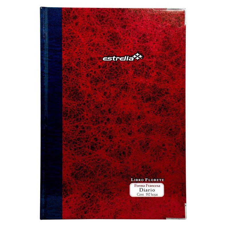 16110 - LIBRO FLORETE DIARIO 192HJS FORMA FRANCESA