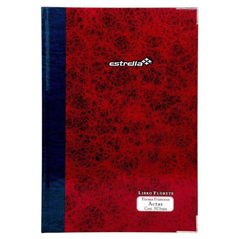 16103 - LIBRO FLORETE ACTAS 192HJS FORMA FRANCESA