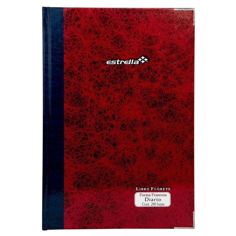 16111 - LIBRO FLORETE DIARIO 240HJS FORMA FRANCESA