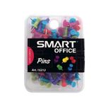 16127 - PINS PLASTICO COLORES SURTIDOS ULTRA C/100PZAS ESTUCHE BLT