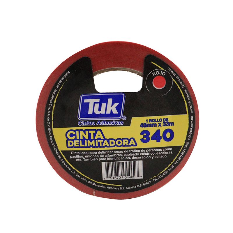 9763 - CINTA DELIMITADORA DE AREA 340  48X33M ROJA