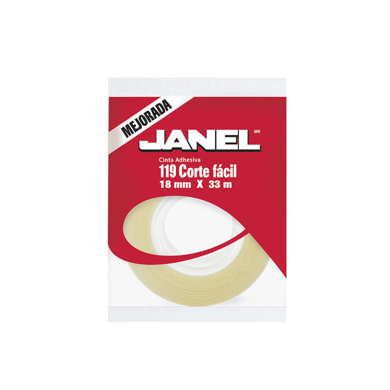 9658 - CINTA ADHESIVA TRANSP 119 18X33 C F POLIPRO