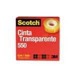 9704 - CINTA ADHESIVA TRANSP 550  19x33M ACETATO